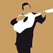No010 My Johnny Cash Minimal Music Poster Poster