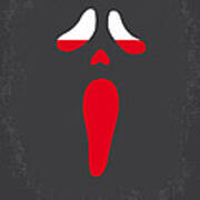 No121 My Scream Minimal Movie Poster Poster
