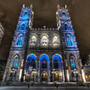 Notre Dame Basilica In Montreal Poster