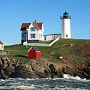 Nubble Lighthouse One Poster