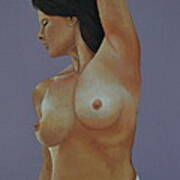 Nude In A Towel Poster