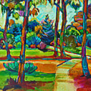 Oaks Landscape Detail Poster