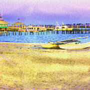 Coastal - Beach - Boats - Ocean Front Property Poster