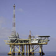 Offshore Gas Platform Poster