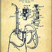 Oil Can Patent From 1903 - Vintage Poster