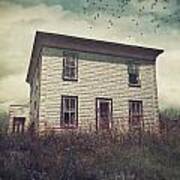 Old Abandoned House On The Hill Poster