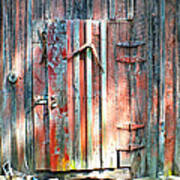 Old Barn Door 2 Poster