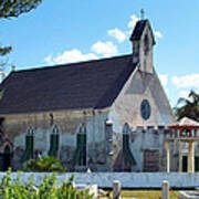 Old Church In Governor's Harbour On Eleuthera Poster