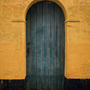 Old Door With Arch Poster