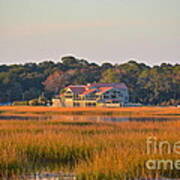 Old Oyster Factory At Sunset Poster