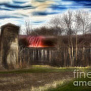 Old Rustic Barn Poster