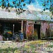 Old Shed Near Braidwood Poster