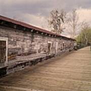 Old Terminal On The Waccamaw - Tea Dyed Poster