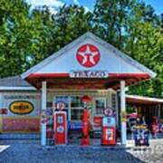 Old Texaco Station Poster