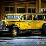 Old Time Yellowstone Bus Ii Poster