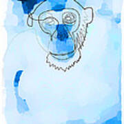 Online Blue Monkey Poster