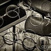 Optometrist - Vintage Eyeware Black And White Poster