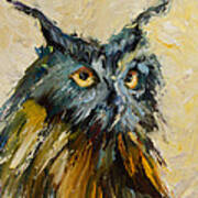 Owl Study Poster