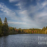 Paint River - Autumn Poster