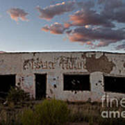 Painted Desert Trading Post At Sunset Poster