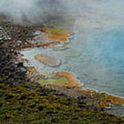 Painted Pool Of Yellowstone Poster