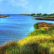 Pamlico Sound On Ocracoke Island Outer Banks Poster