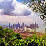 Panama City From Ancon Hill Poster