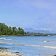 Panorama Of Pacific Coast On Vancouver Island Poster