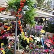 Paris Flower Market Poster