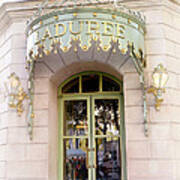 Paris Laduree Door Architecture - Paris Laduree Pastel Architecture Paris Door - Laduree Door Paris Poster