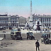 Paris Place De La Concorde 1910 Poster