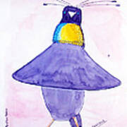 Parotia Dancing - Bird Of Paradise Poster