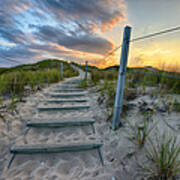 Path Over The Dunes Poster