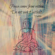 Peace Comes From Within Poster
