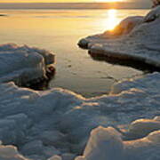 Peaceful Moment On Lake Superior Poster