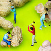 Peanut Workers Little People On Food Poster