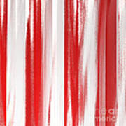 Peppermint Stick Abstract Poster