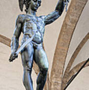 Perseus By Cellini Poster