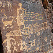 555p Petroglyph - Nine Mile Canyon Poster