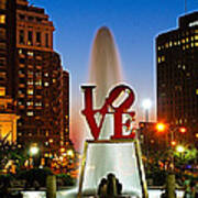 Philadelphia Love Park Poster