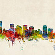 Phoenix Arizona Skyline Poster