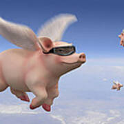 Pigs Fly Poster