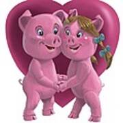 Pigs In Love Poster