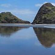 Piha Beach In The Spring Poster