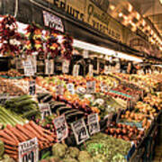 Pike Place Veggies Poster