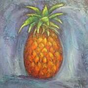 Pineapple Fruit Painting Poster