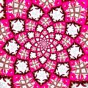 #pink #hippy #mandala #fractalart On Poster