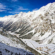 Pitztal Valley Tyrol Austria Poster