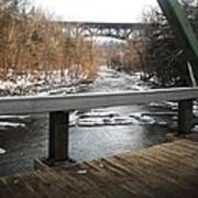 Plank Bridge Catskill Ny Poster