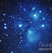 Pleiades Star Cluster Poster
